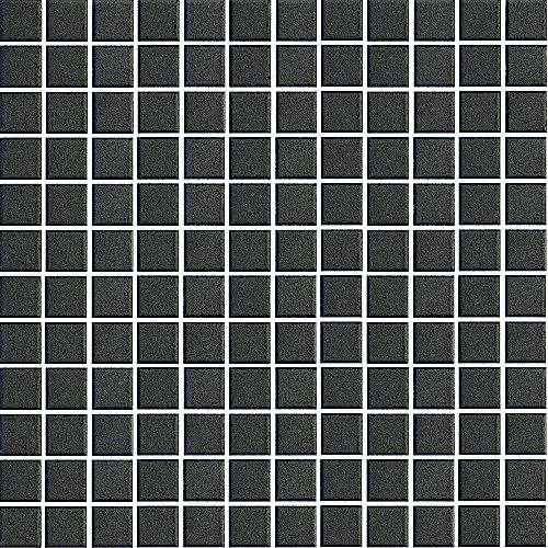 Ceramic Pool Unglazed Black Mosaic 23x23mm (30x30cm)