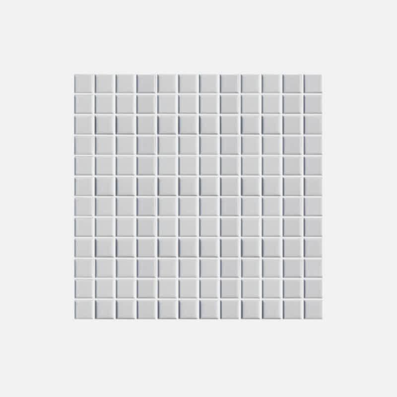 Ceramic Pool Unglazed White Mosaic 23x23mm (30x30cm)