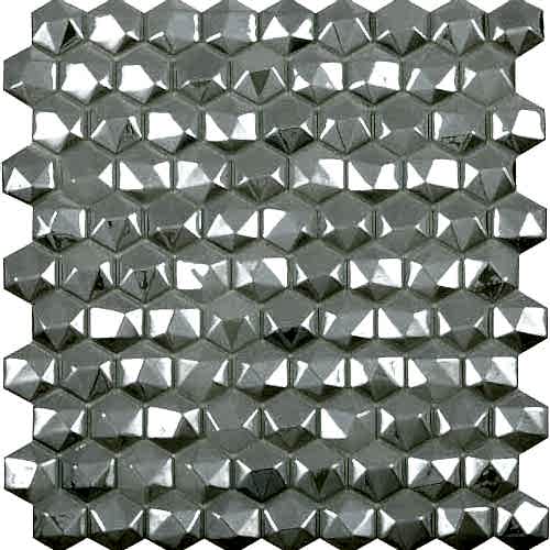Honey Diamond White Mosaic 35mm Hex (31.7x30.7cm)