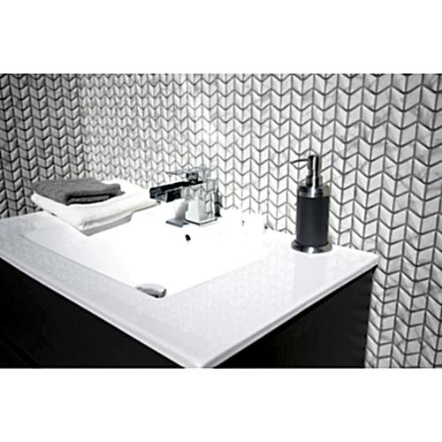 Ritz Carrara - Diamond Chevron Mosaic 25x45mm (30.9x29.6cm)