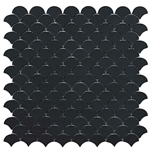 Soul Matt Black Mosaic 36x29mm (32.4x31.7cm)