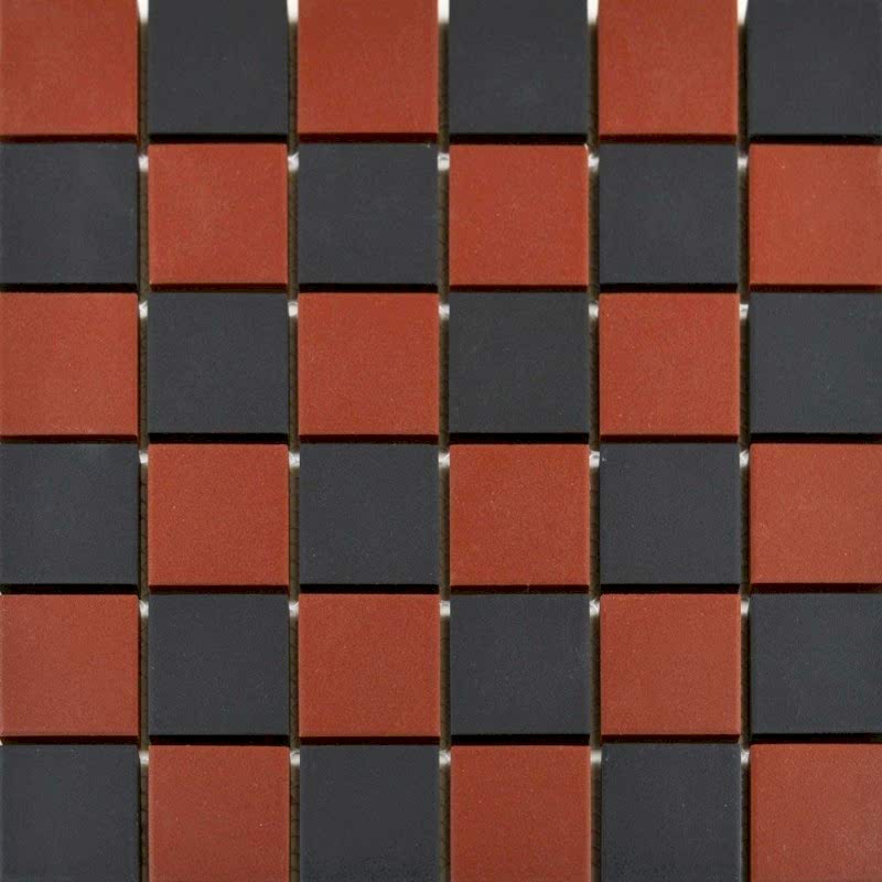 Era Red & Black Chequer Mosaic 29.1x29.1cm Era Red & Black Chequer Mosaic 29.1x29.1cm
