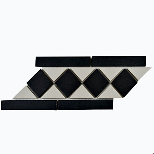 Era White & Black Border 36x11.8cm (per piece)