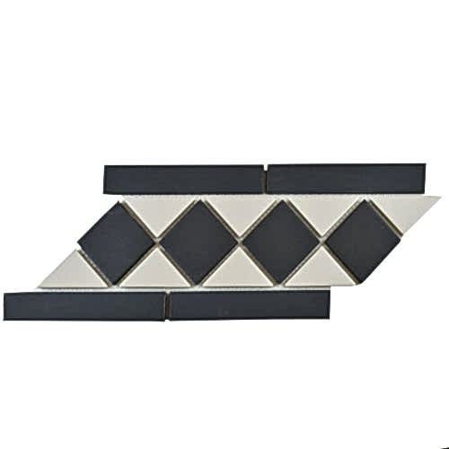 Era White & Black Border 36x11.8cm (per piece)