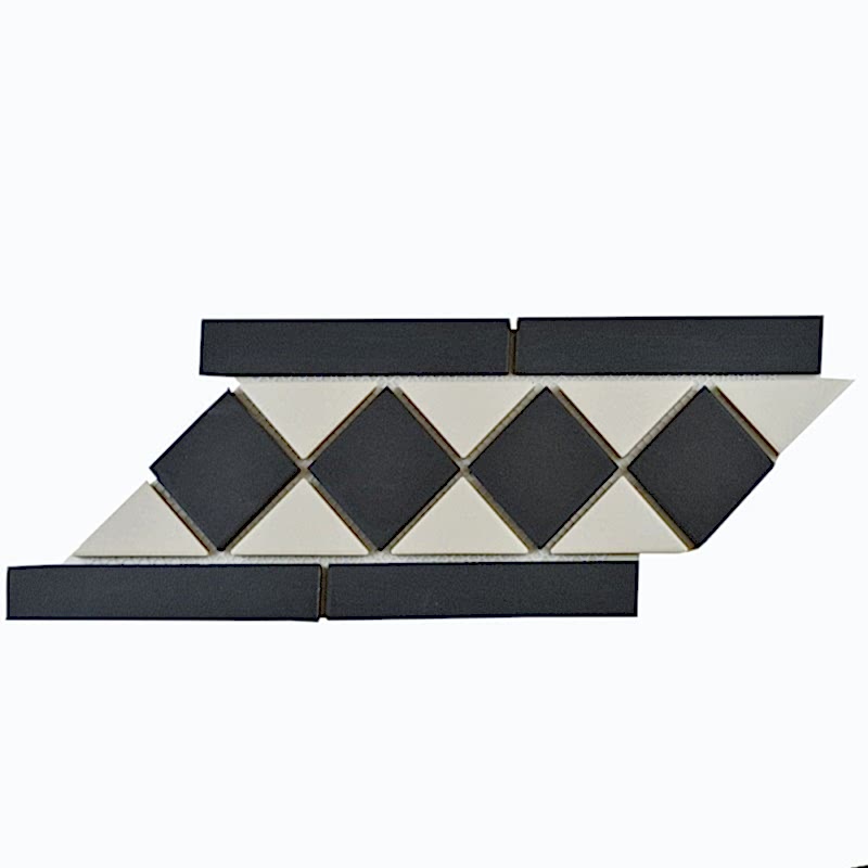 Era White & Black Border 36x11.8cm (per piece) Era White & Black Border 36x11.8cm (per piece)