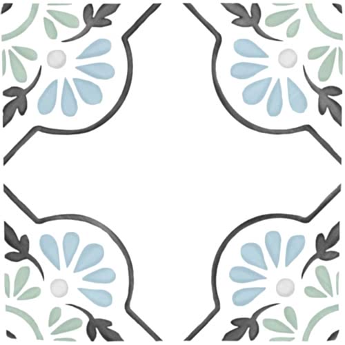 Tango Blue Petals 12.3x12.3cm (box of 34)