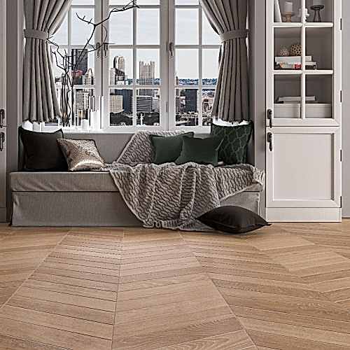 Ancona Chevron Nature 8x40cm (box of 30)