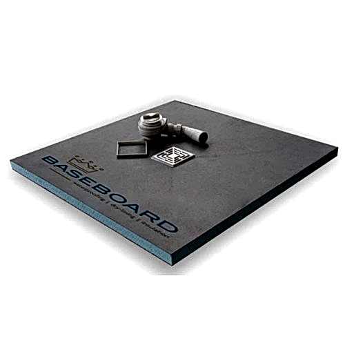 Baseboard Rectangular Shower Tray, Drain & Trap