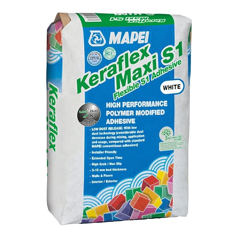 Mapei Keraflex Maxi Flex S1 White Adhesive (20kg bag) Mapei Keraflex Maxi Flex S1 White Adhesive (20kg bag)