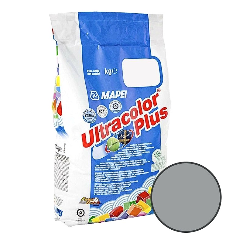 Mapei Ultracolor Plus 112 Medium Grey Alu Grout (2kg bag) Mapei Ultracolor Plus 112 Medium Grey Alu Grout (2kg bag)