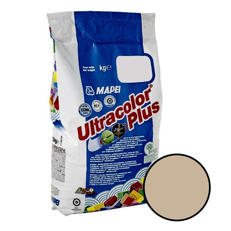 Mapei Ultracolor Plus 132 Beige2000 Grout (5kg bag) Mapei Ultracolor Plus 132 Beige2000 Grout (5kg bag)