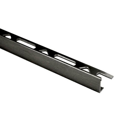 TileTight Straight Edge Metal Trim 10mm Brushed Effect (pack of 5)