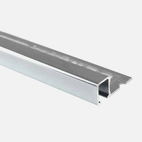 Genesis Alumimium Square Trim 10mm Bright Silver 2.5m (pack of 5)