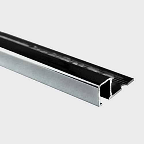 Genesis Alumimium Square Trim 10mm Bright Silver 2.5m (pack of 5)