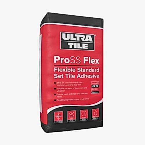 UltraTile ProSS Flex - Standard Set Flexible Tile Adhesive C2TE - Grey (20kg bag)