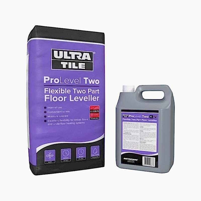 UltraTile ProLevel Two - Flexible Two Part Floor Leveller CT-C25-F5 (20kg bag & 4L bottle) UltraTile ProLevel Two - Flexible Two Part Floor Leveller CT-C25-F5 (20kg bag & 4L bottle)