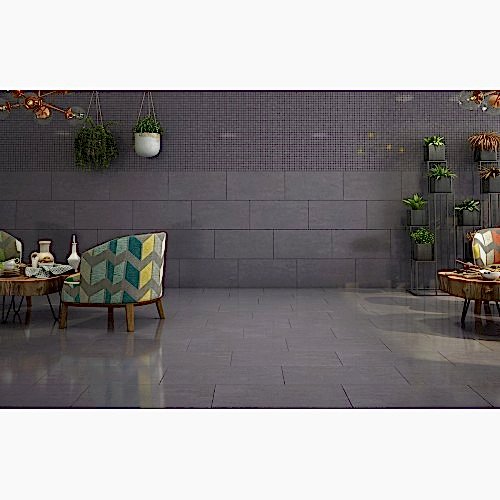 Lounge Anthracite Unpolished 30x30cm 2.5cm Mosaic