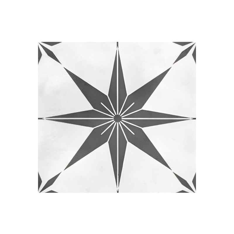 Symphony Grey Matt 20x20cm Star 2 (box of 14)