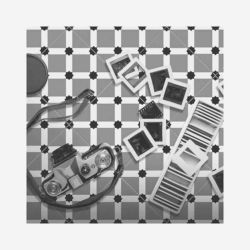 Symphony Grey Matt 20x20cm Ornamental 1 (box of 14)