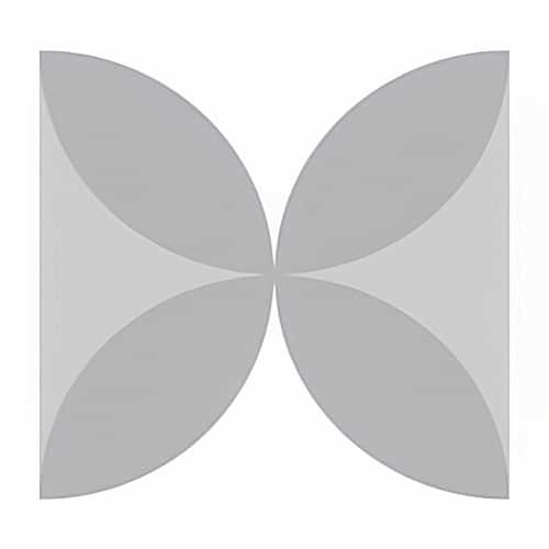Symphony Grey Matt 20x20cm Petals B (box of 14)