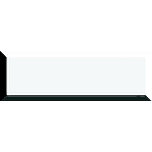 Subway White Glossy 10x30 Bevel Decor (box of 27)
