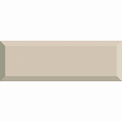 Subway Light Beige Glossy 10x30 Bevel Decor (box of 27)