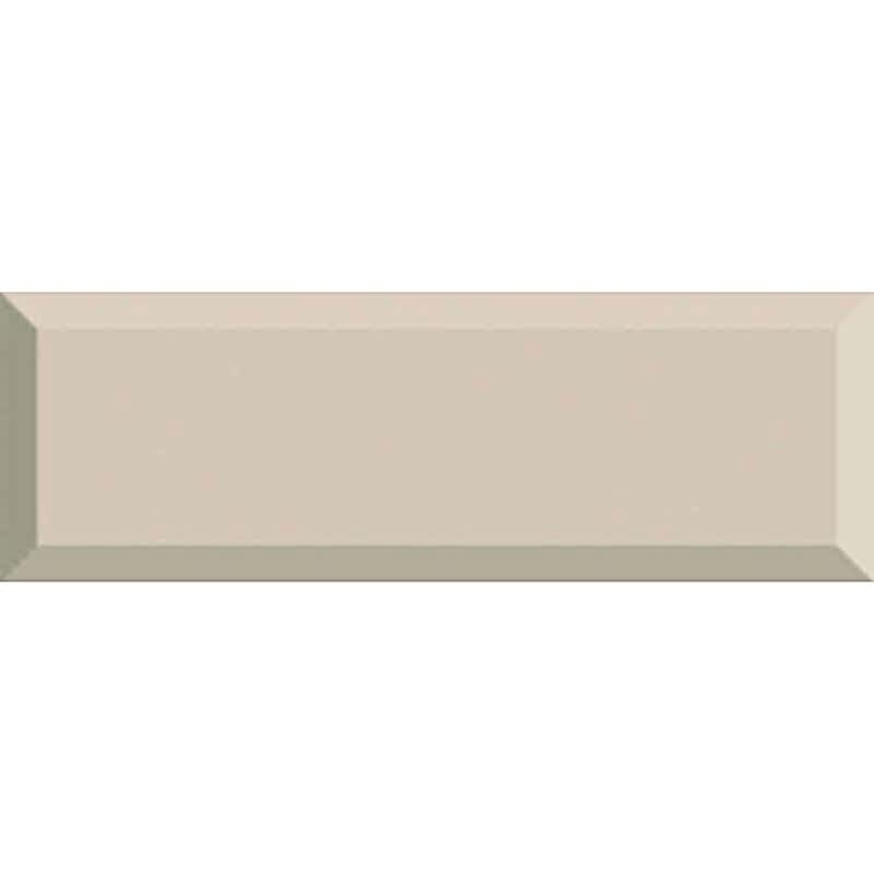 Subway Light Beige Glossy 10x30 Bevel Decor (box of 27)