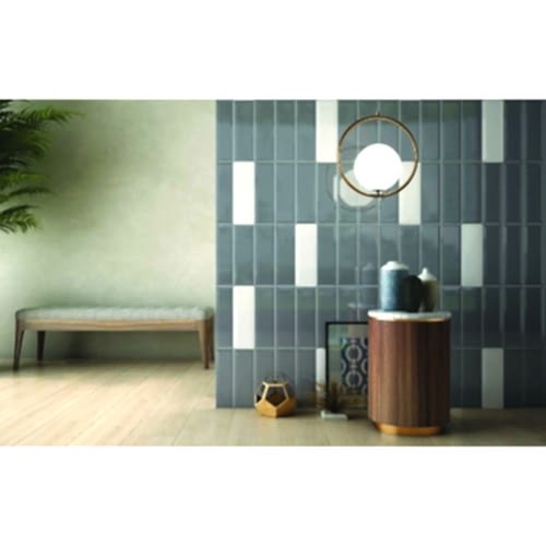 Subway White Glossy 10x30 Bevel Decor (box of 27)