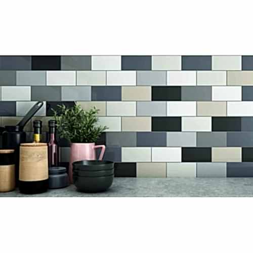 Subway Graphite Grey Glossy 10x30cm (box of 27)