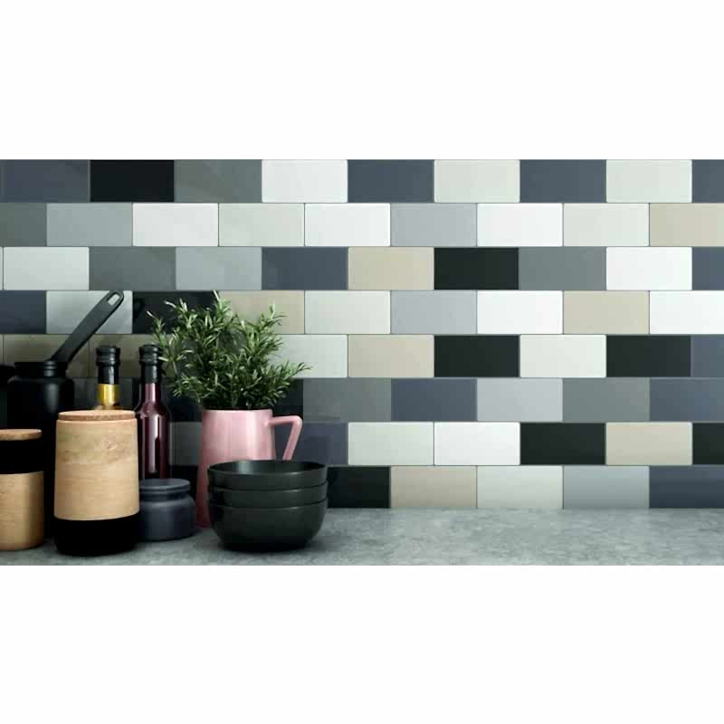 Subway Graphite Grey Glossy 10x30cm (box of 27)