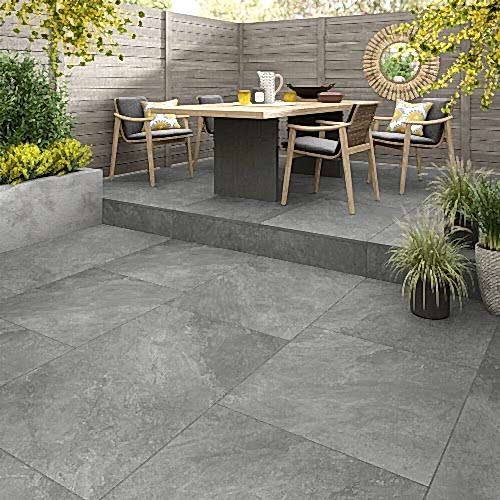 Rainton Light Grey 60x60cm 20mm Outdoors (box of 2)