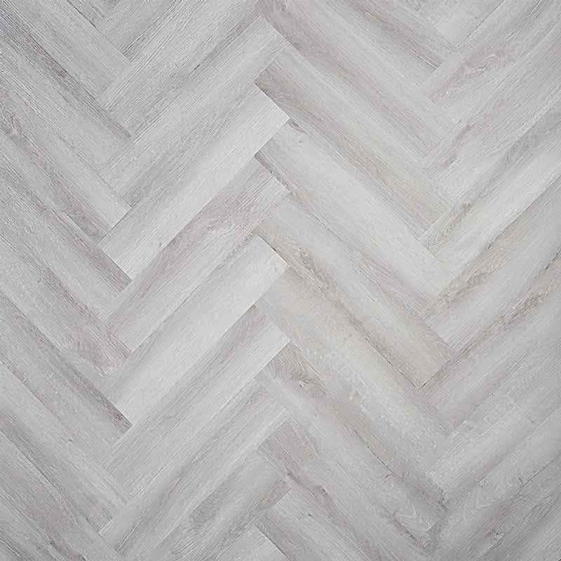 EnviroClick Silver Oak Herringbone SPC 15x65cm (box of 20) EnviroClick Silver Oak Herringbone SPC 15x65cm (box of 20)