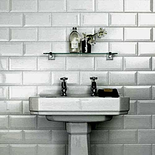 Fulham Metro White Bevel 10x20cm (box of 50)