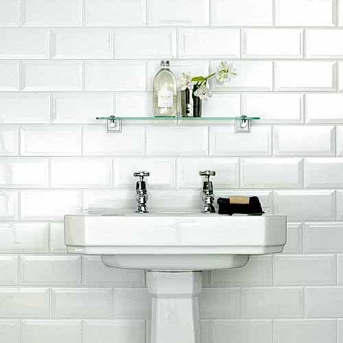 Fulham Metro White Bevel 10x20cm (box of 50)