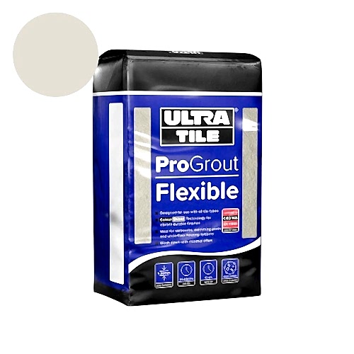 UltraTile ProGrout Flexible Limestone (3kg bag)