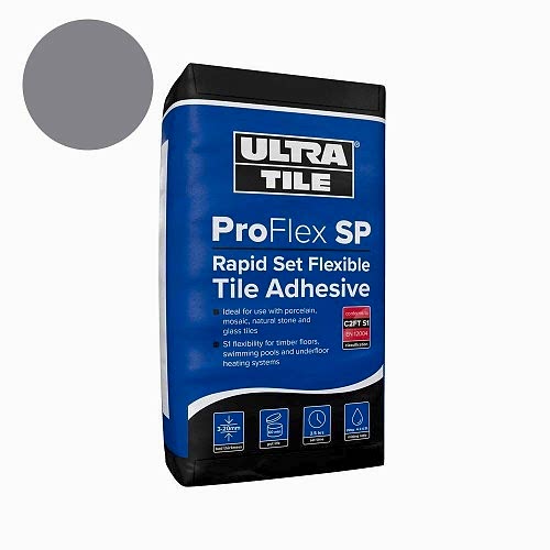 UltraTile ProFlex SP - Rapid Set Flexible Tile Adhesive C2FT-S1 - Grey (20kg bag)