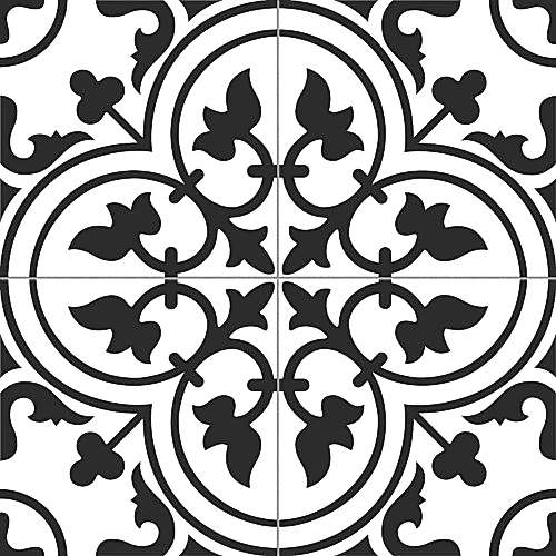 Bourton Monochrome Black (box of 6)