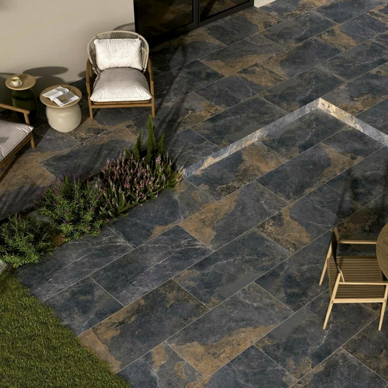 Strato Natural Rustic Black Slate Effect Outdoor 60x120cm 20mm (box of 1)