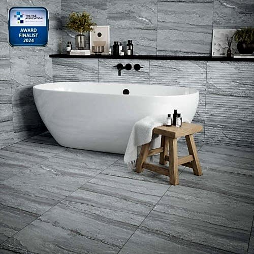 Laurent Grey 60x60cm (box of 3)