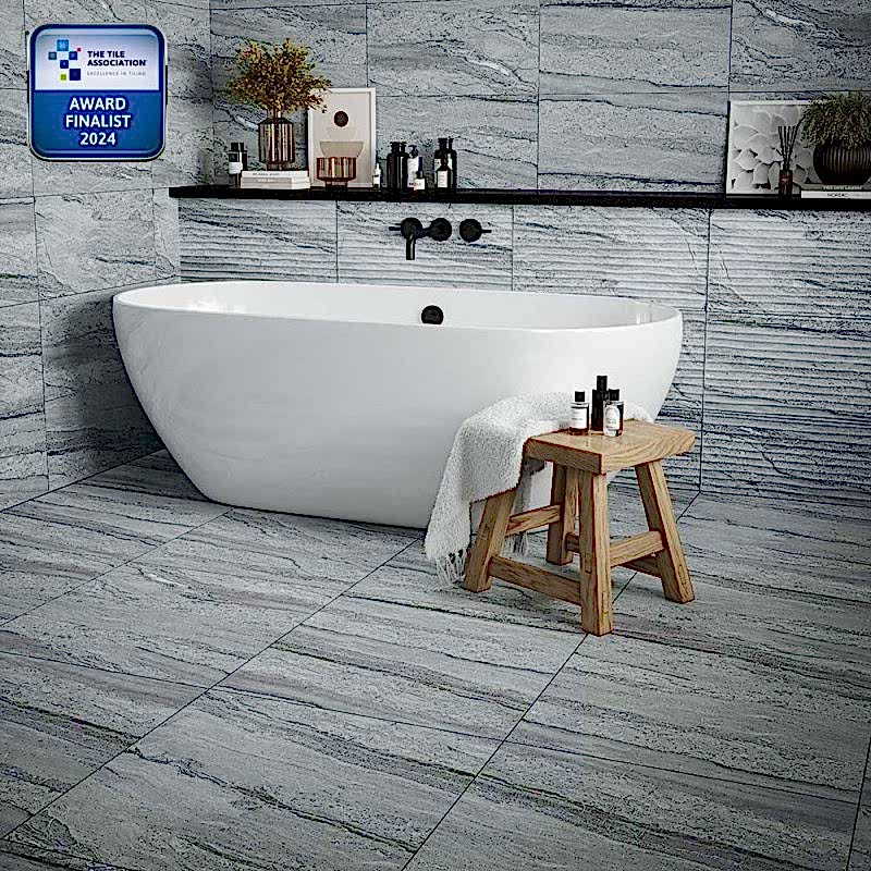 Laurent Grey 60x60cm (box of 3)