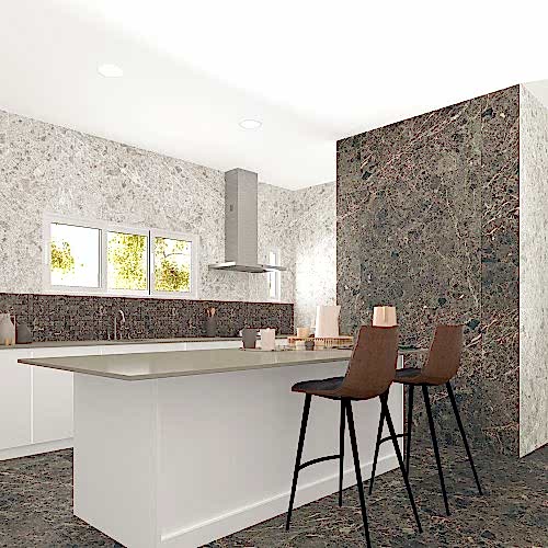 Caprice Black Mosaic 30x30cm