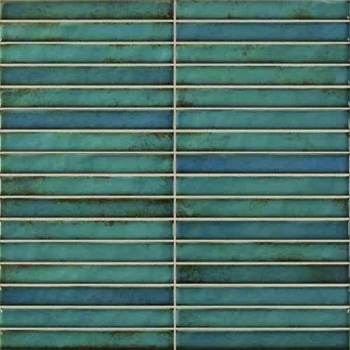 Maya Linear KitKat Turquoise 35x35cm (box of 12)
