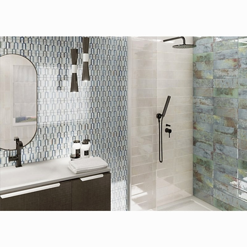 Lunar Arco Blu Decor 10x30cm (box of 34)