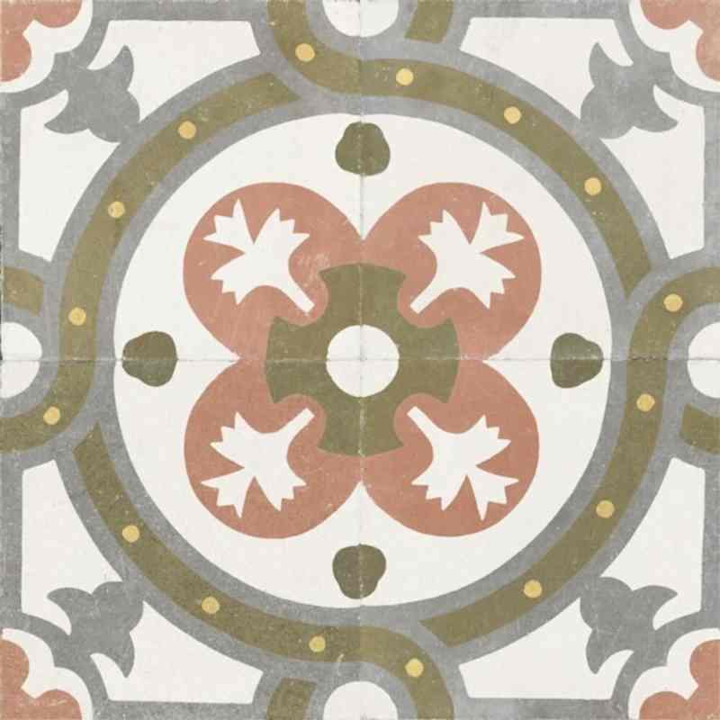 Zayda Sage Multi Vitrified 45x45cm (box of 5)