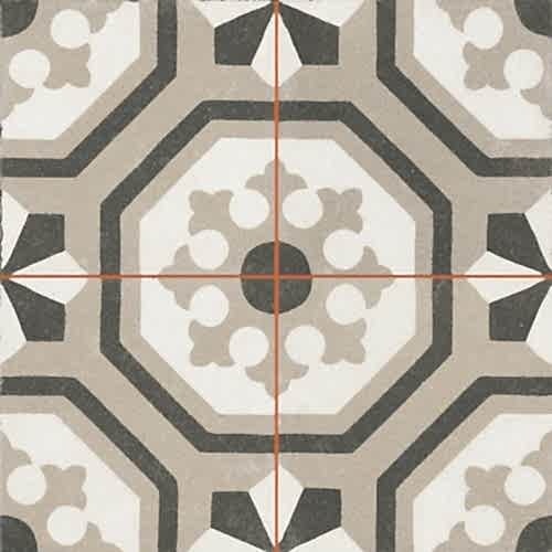 Zayda Grey Vitrified 45x45cm (box of 5)
