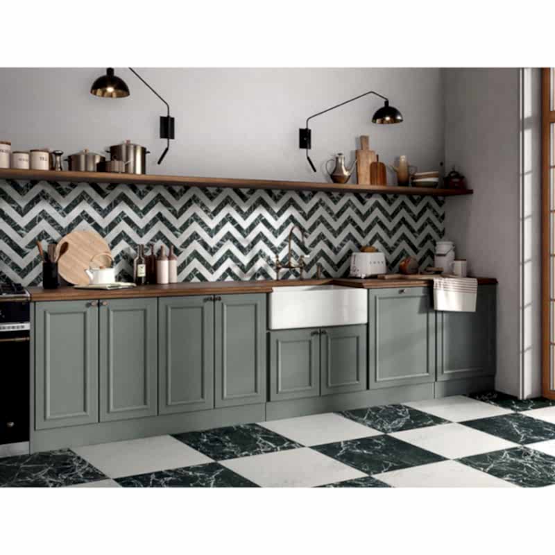 Classic Marble Carrara Matt Strip 7.5x30cm (per piece)