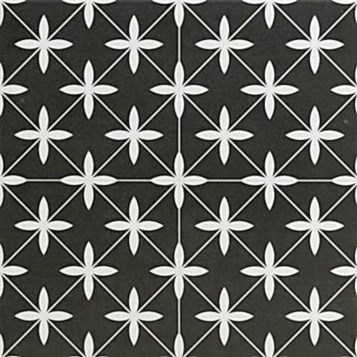 Poole Black Matt 45x45cm (box of 8)
