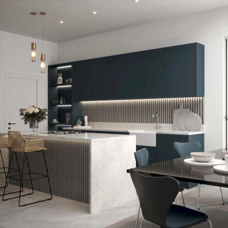 Misty Grey Acoustic Wall Panel 60x240cm (per panel)