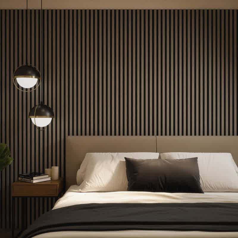 Misty Grey Acoustic Wall Panel 60x240cm (per panel)