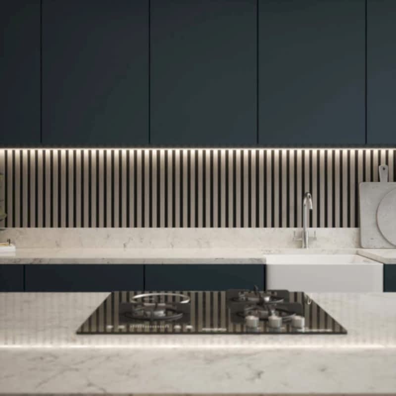 Misty Grey Acoustic Wall Panel 60x240cm (per panel)